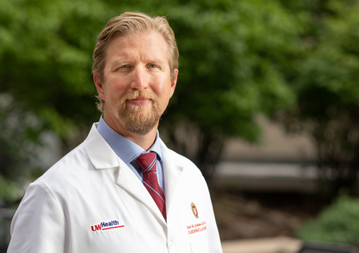 Outdoor portrait of Dr. Kurt Jacobson