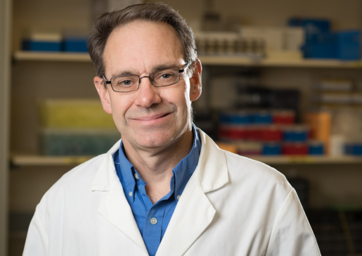 Dr. Craig Atwood in his lab.