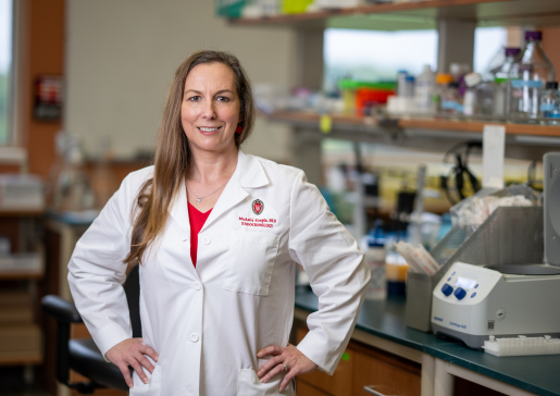 Dr. Michelle Kimple in her lab