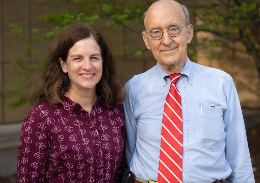 Outdoor photo of Drs. Heather Bartlett and Ford Ballantyne