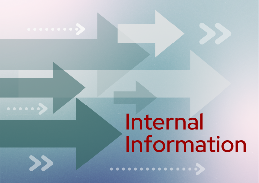Call to action graphic telling users to click for internal information