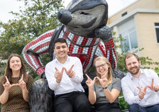 Outdoor photo of UW internal medicine chief residents
