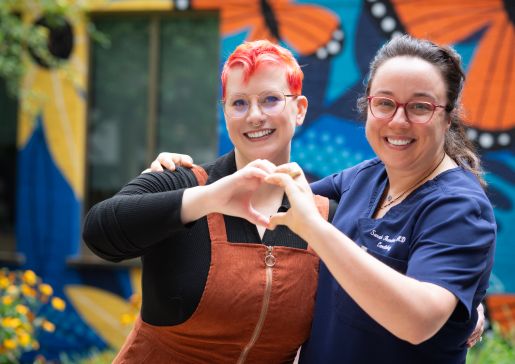 Leah Matteson and Sarah Thordsen