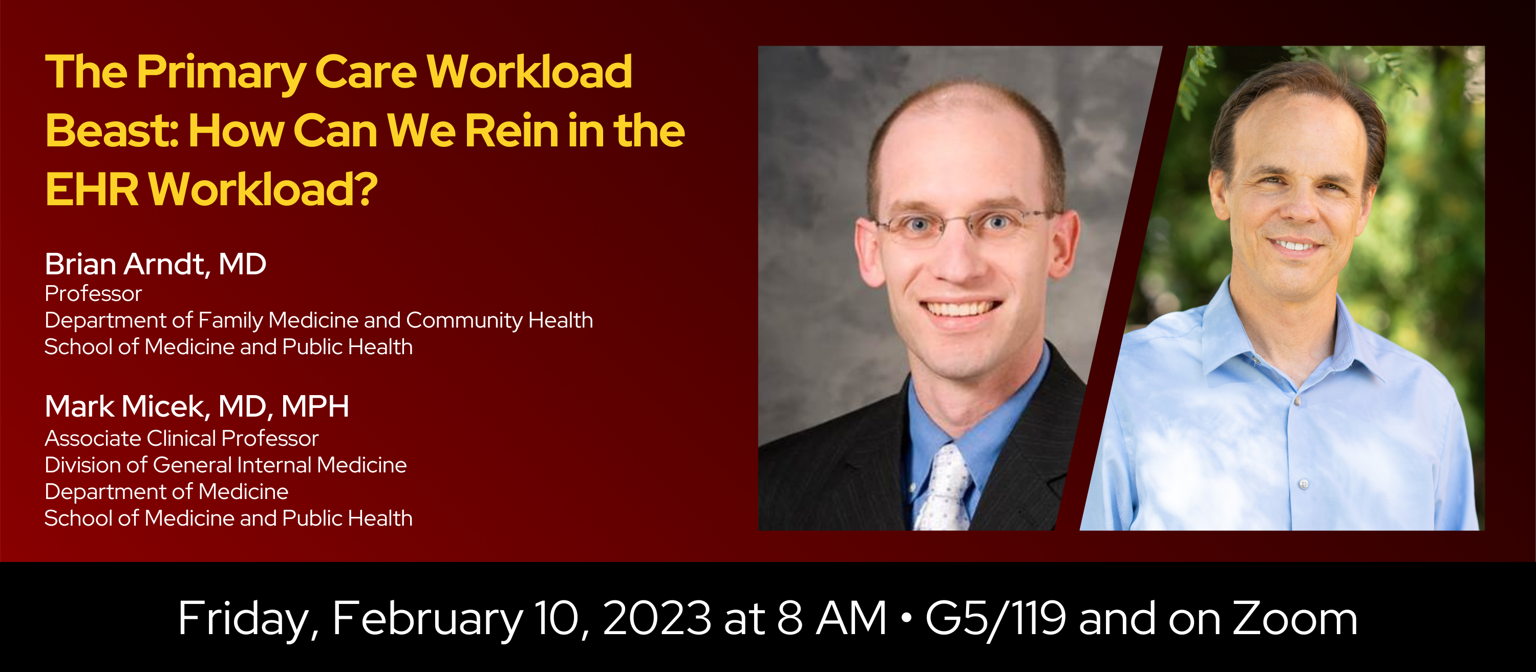 The Primary Care Workload Beast: How Can We Rein in the EHR Workload?